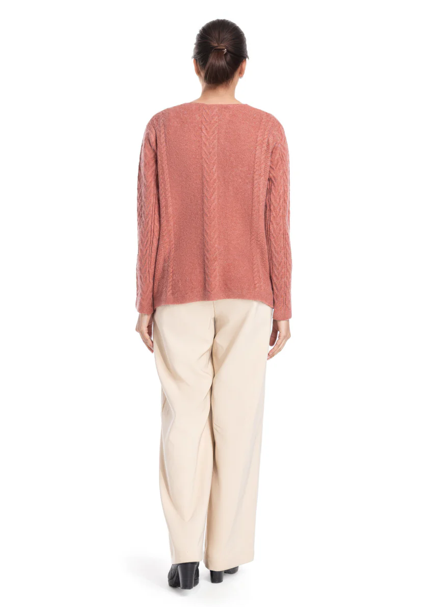 Rust-Cardigan Full Sleeves Sweater (25Y-013-67) - Image 2