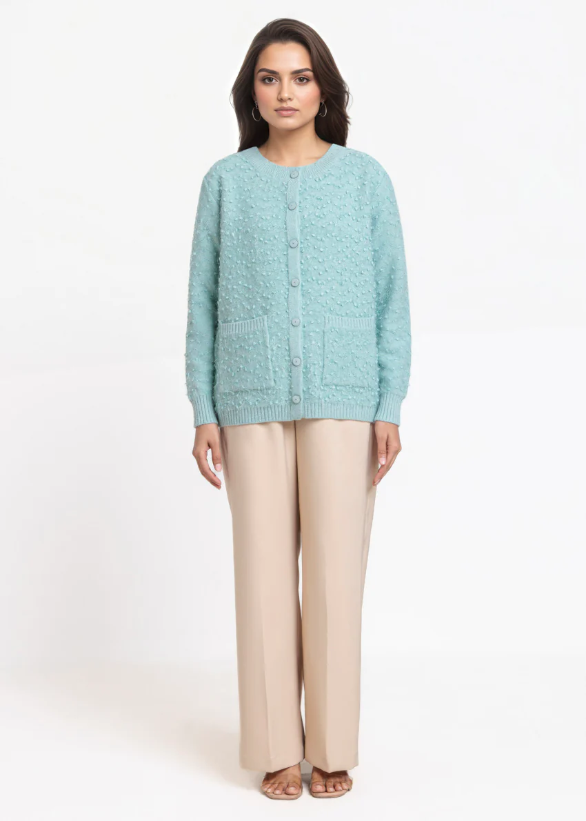 Turqs-Round Neck Full Sleeves Cardigan Sweater (25Y-021-67) - Image 3