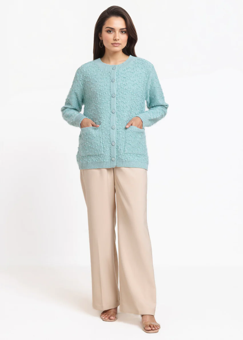 Turqs-Round Neck Full Sleeves Cardigan Sweater (25Y-021-67) - Image 5
