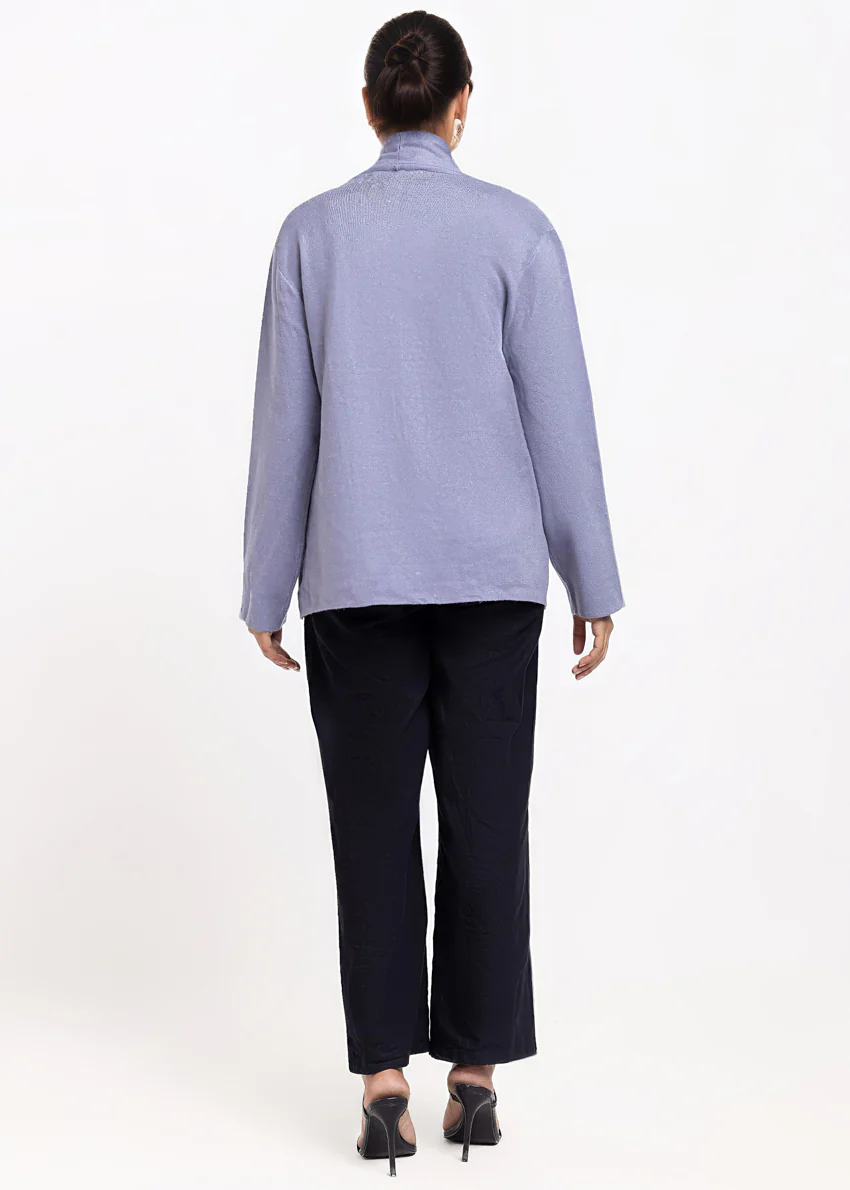 V-Blue-V-Cardigan Full Sleeves Sweater (25Y-065-67) - Image 2