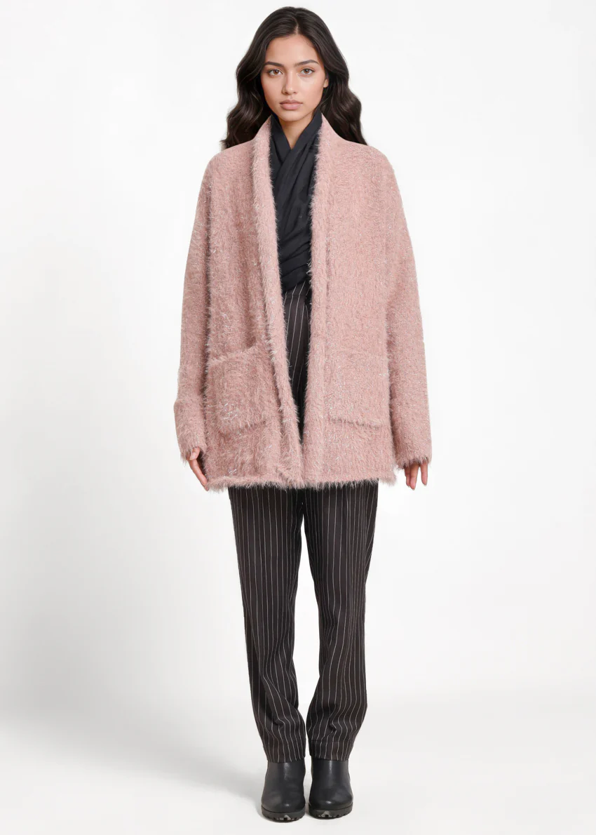 Skin-V-Cardigan Full Sleeves Sweater (25Y-073-67) - Image 2