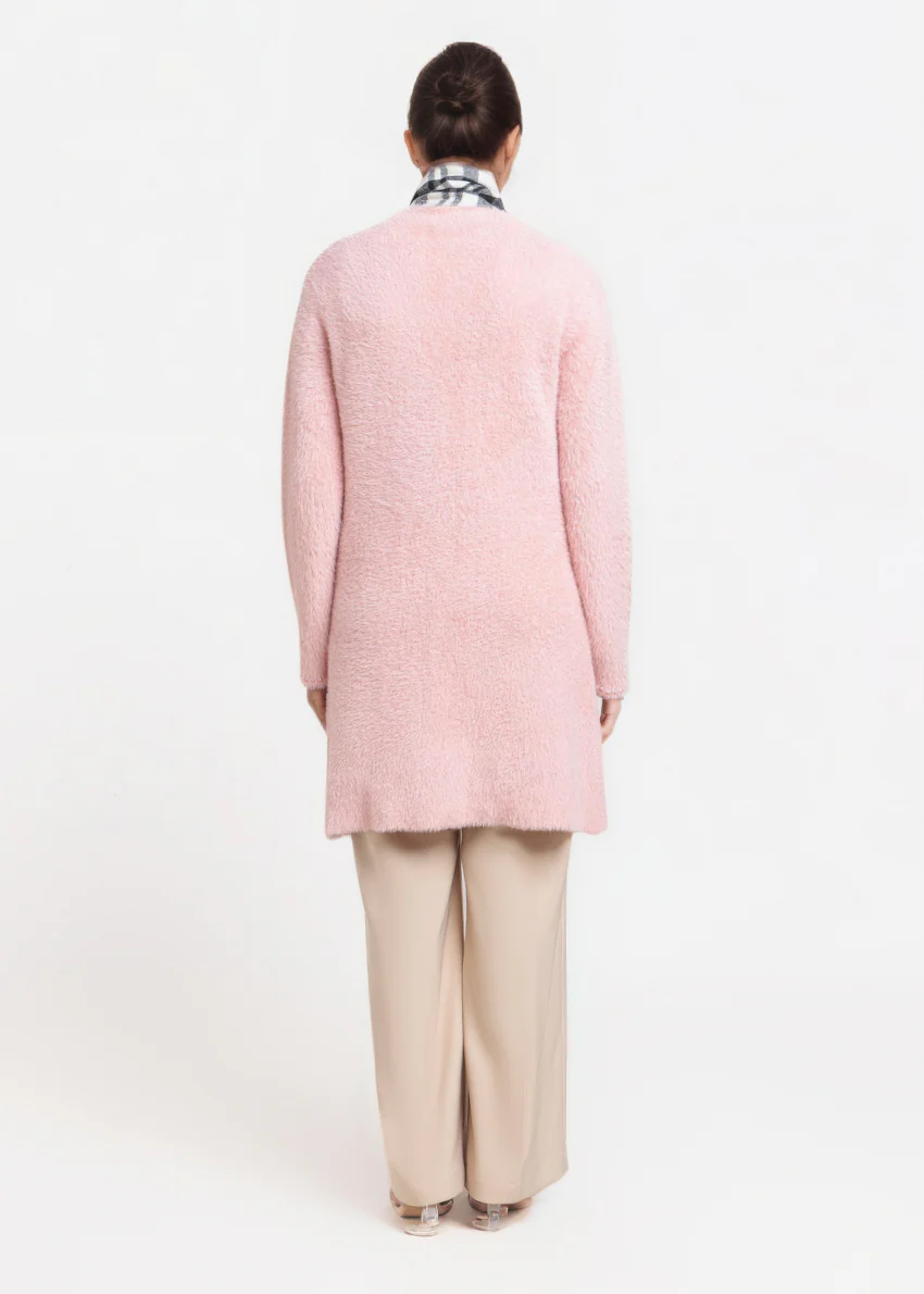 B-Pink-V-Cardigan Full Sleeves Sweater (25Y-113-67) - Image 2