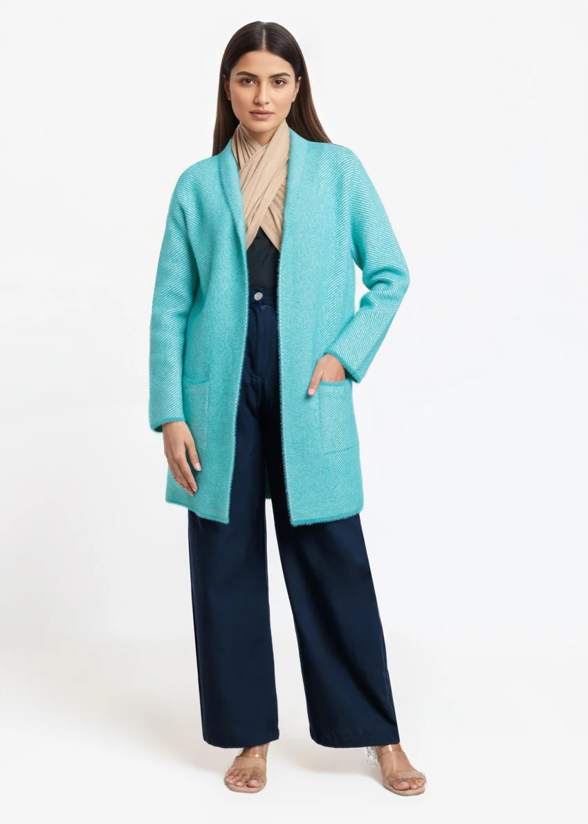 Turqs-Shawl Collar Full Sleeves Cardigan Sweater (25Y-120-67) - Image 3