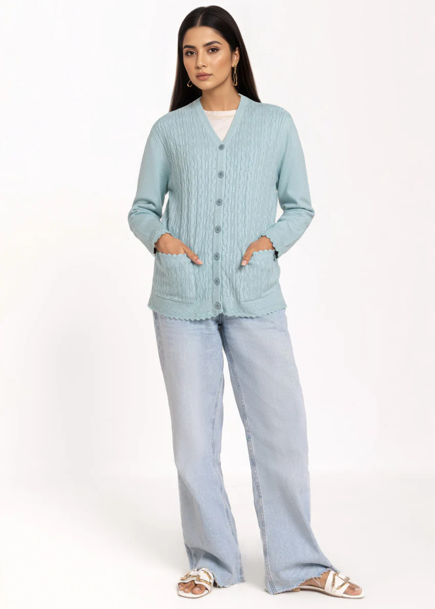 L-Turqs-V-Cardigan Full Sleeves Sweater (25Y-225-67) - Image 3