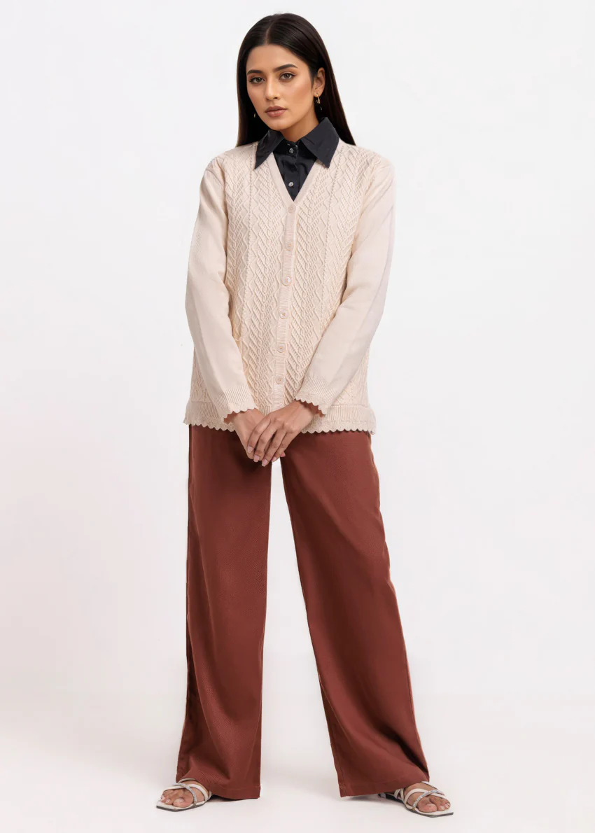 Fawn-V-Cardigan Full Sleeves Sweater (25Y-235-67) - Image 4
