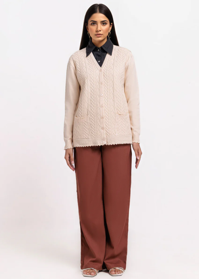 Fawn-V-Cardigan Full Sleeves Sweater (25Y-235-67) - Image 5
