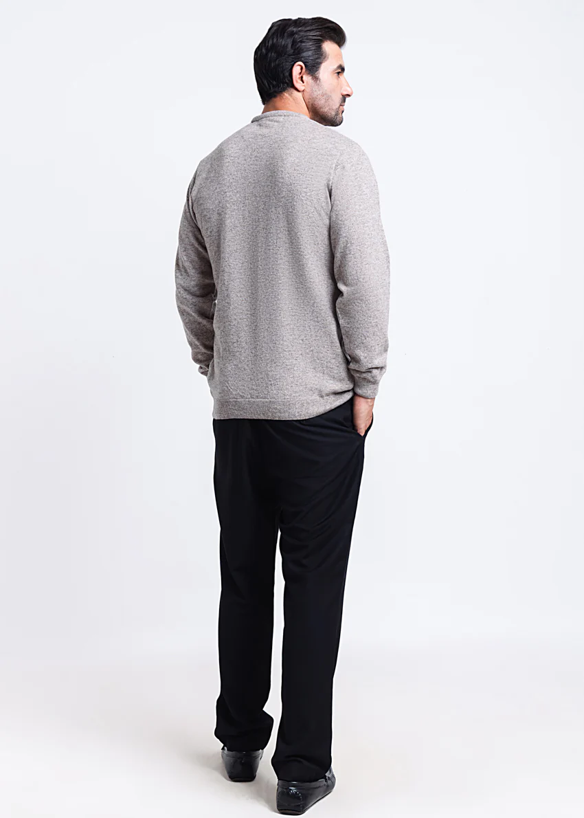 String-V-Neck Full Sleeves Sweater (501-14) - Image 2
