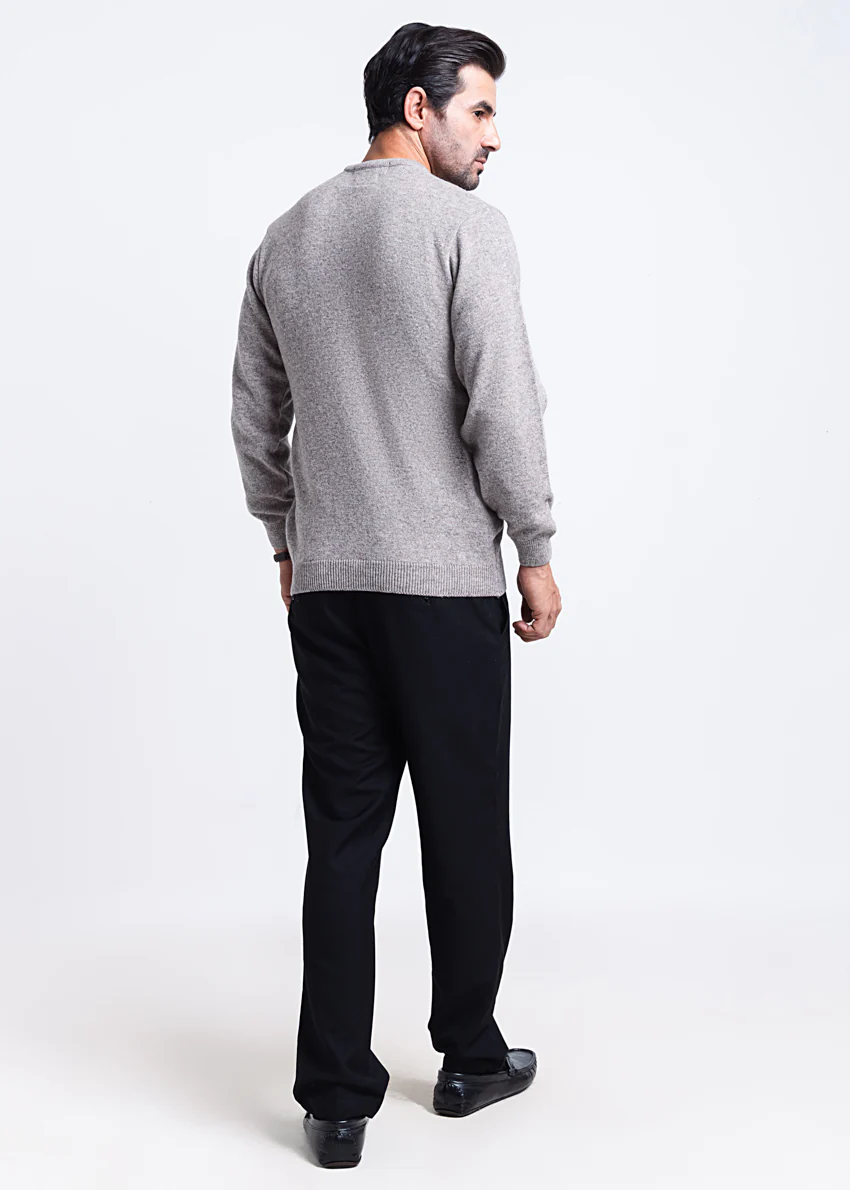 String-V-Neck Full Sleeves Sweater (505-14) - Image 2