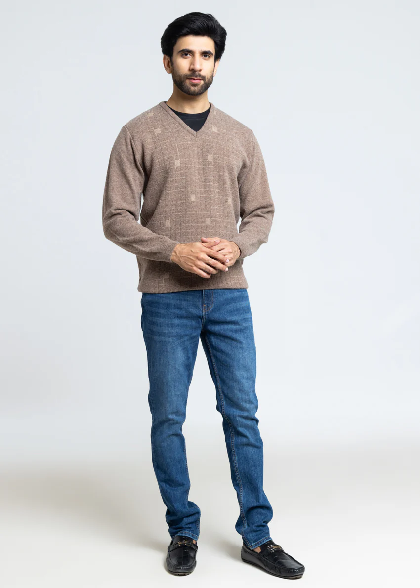 Br-Sugar-V-Neck Full Sleeves Sweater (511-14) - Image 5