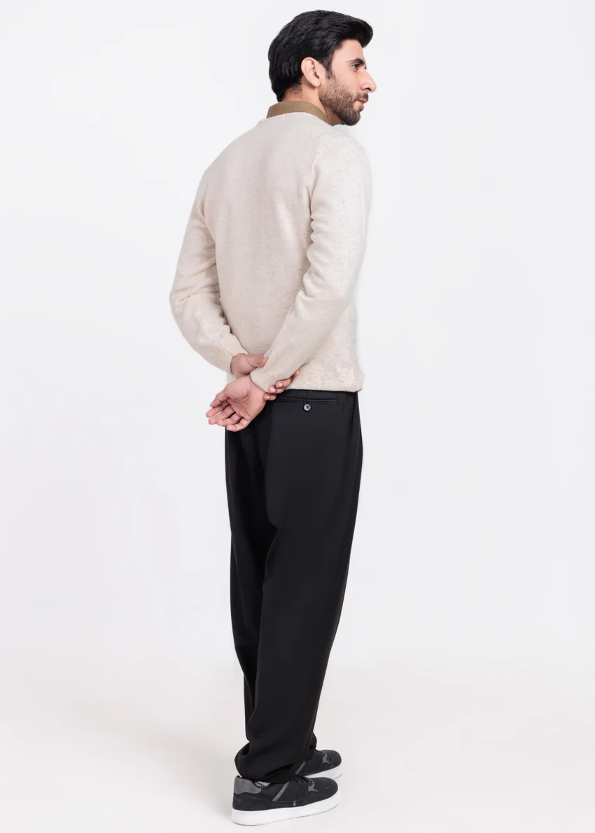 Fog-V-Neck Full Sleeves Sweater (517-14) - Image 2