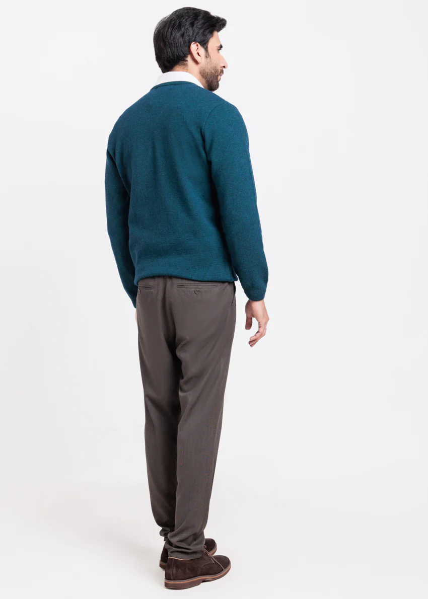 Octavo-V-Neck Full Sleeves Sweater (519-14) - Image 2