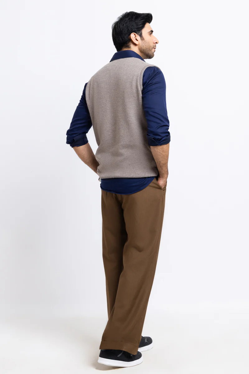 Moonrock-V-Neck Sando Sweater (654-14) - Image 2