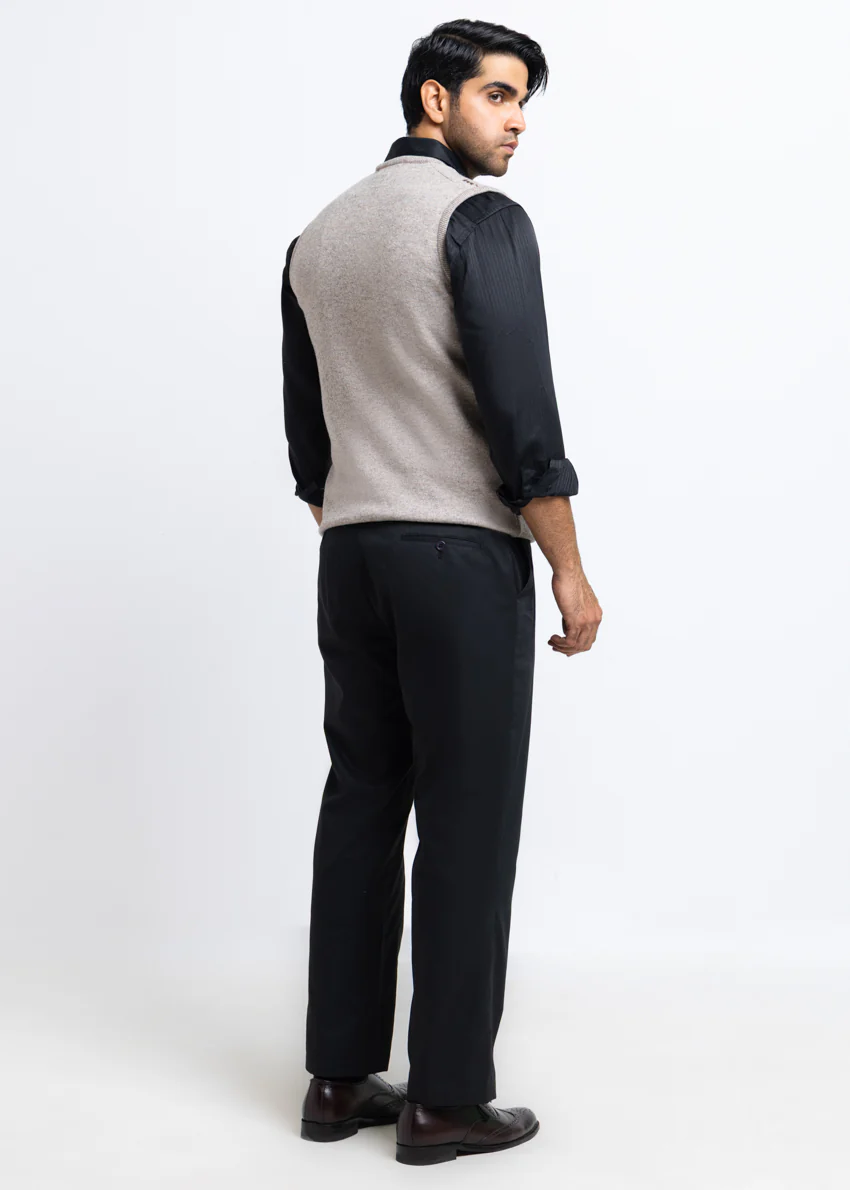 String-V-Neck Sando Sweater (655-14) - Image 2