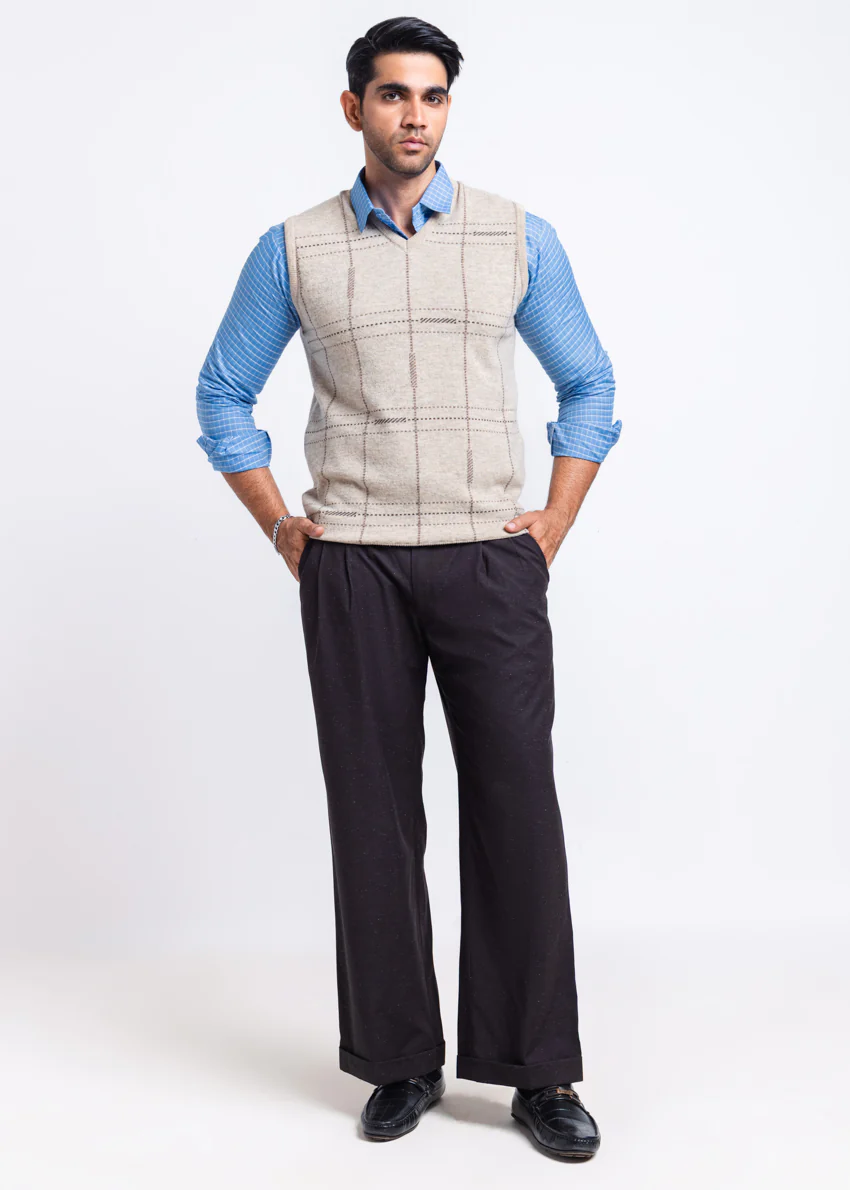 N-Stone-V-Neck Sando Sweater (656-14) - Image 3