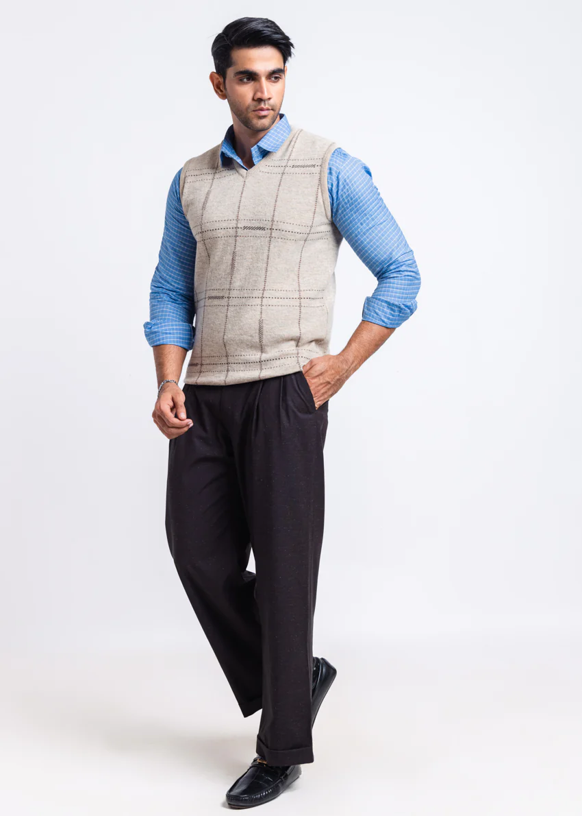 N-Stone-V-Neck Sando Sweater (656-14) - Image 4