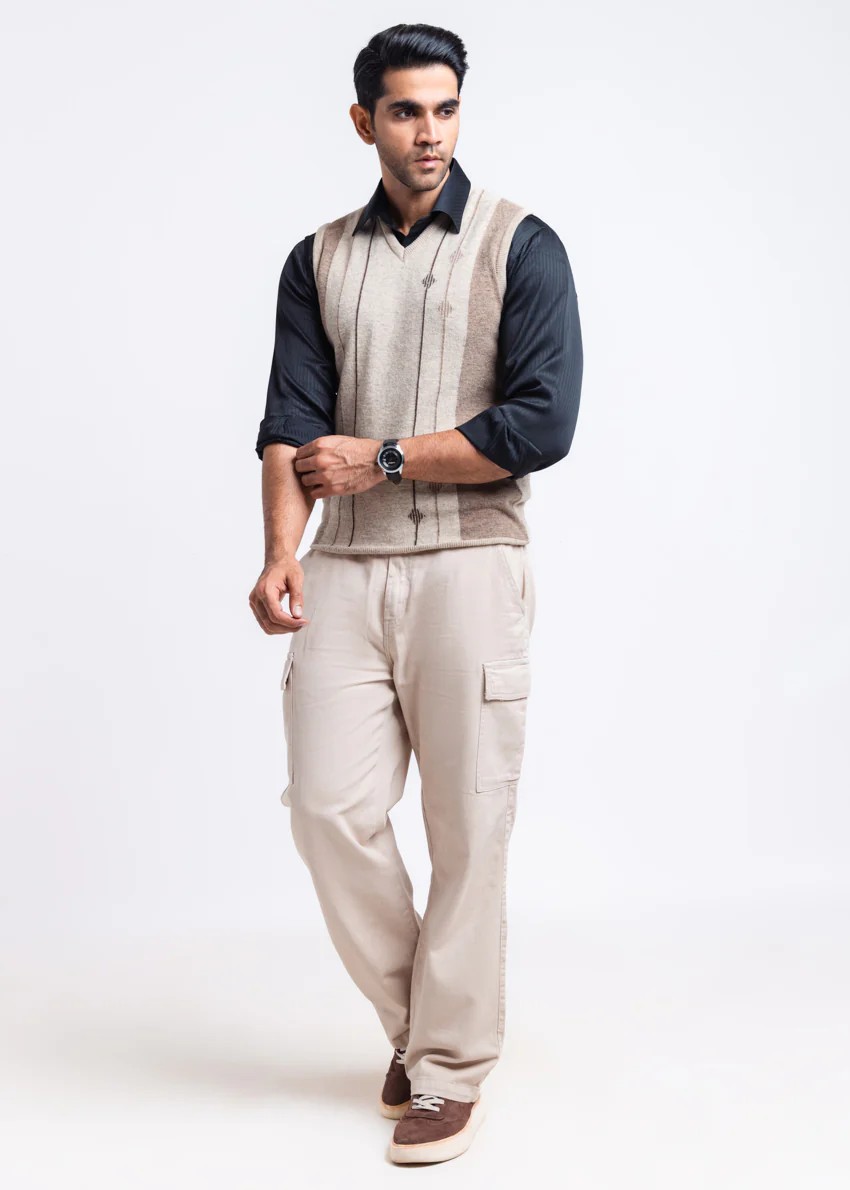 N-Stone-V-Neck Sando Sweater (658-14) - Image 3