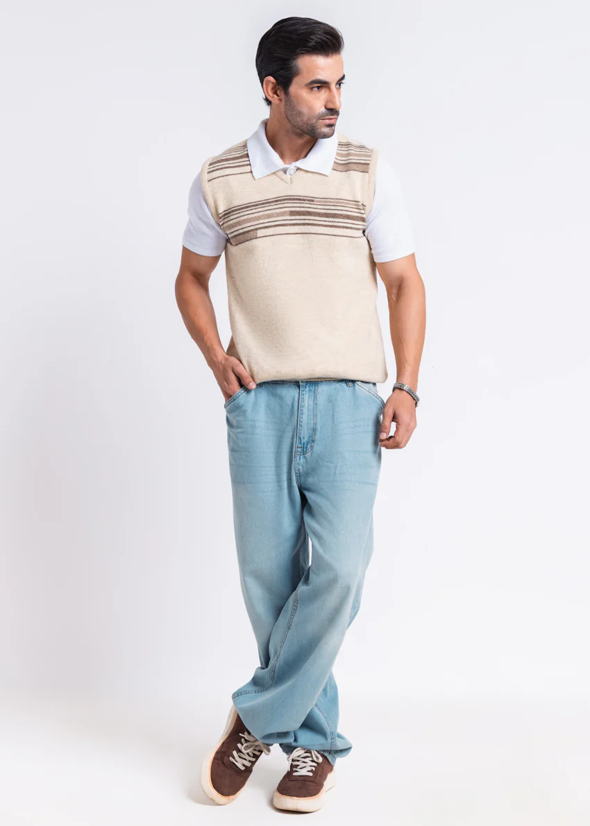 Swan-V-Neck Sando Sweater (659-14) - Image 3