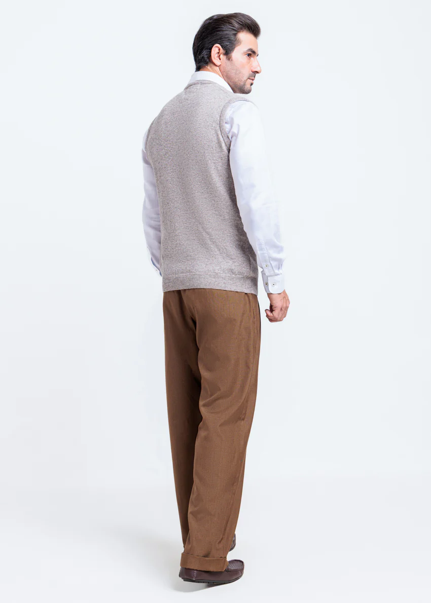 String-V-Neck Sando Sweater (663-14) - Image 2