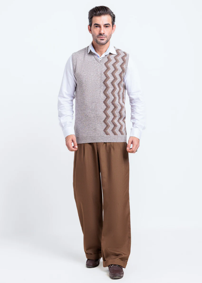 String-V-Neck Sando Sweater (663-14) - Image 4