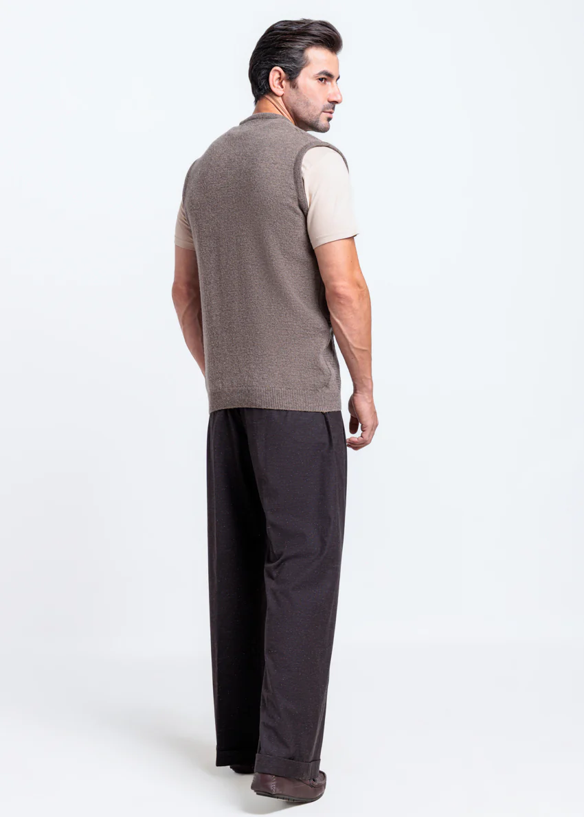 Wd-Smoke-V-Neck Sando Sweater (664-14) - Image 2