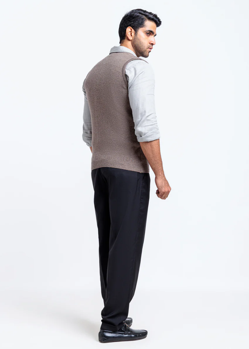 Wd-Smoke-V-Neck Sando Sweater (665-14) - Image 2