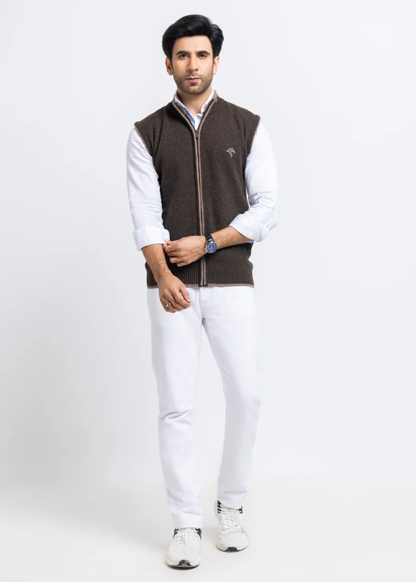 Brahmin-Turtle Neck Zipper Sando Sweater (781-14) - Image 3