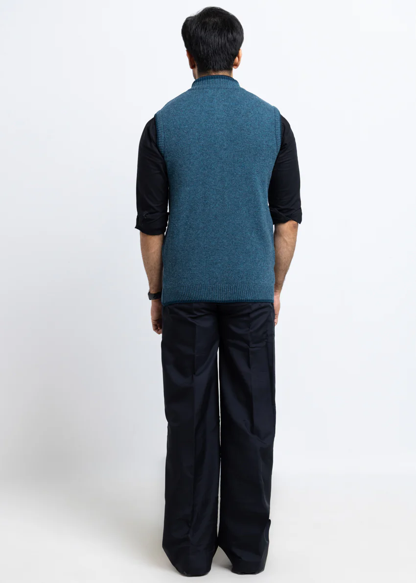 Ferozi-Turtle Neck Zipper Sando Sweater (781-14) - Image 2