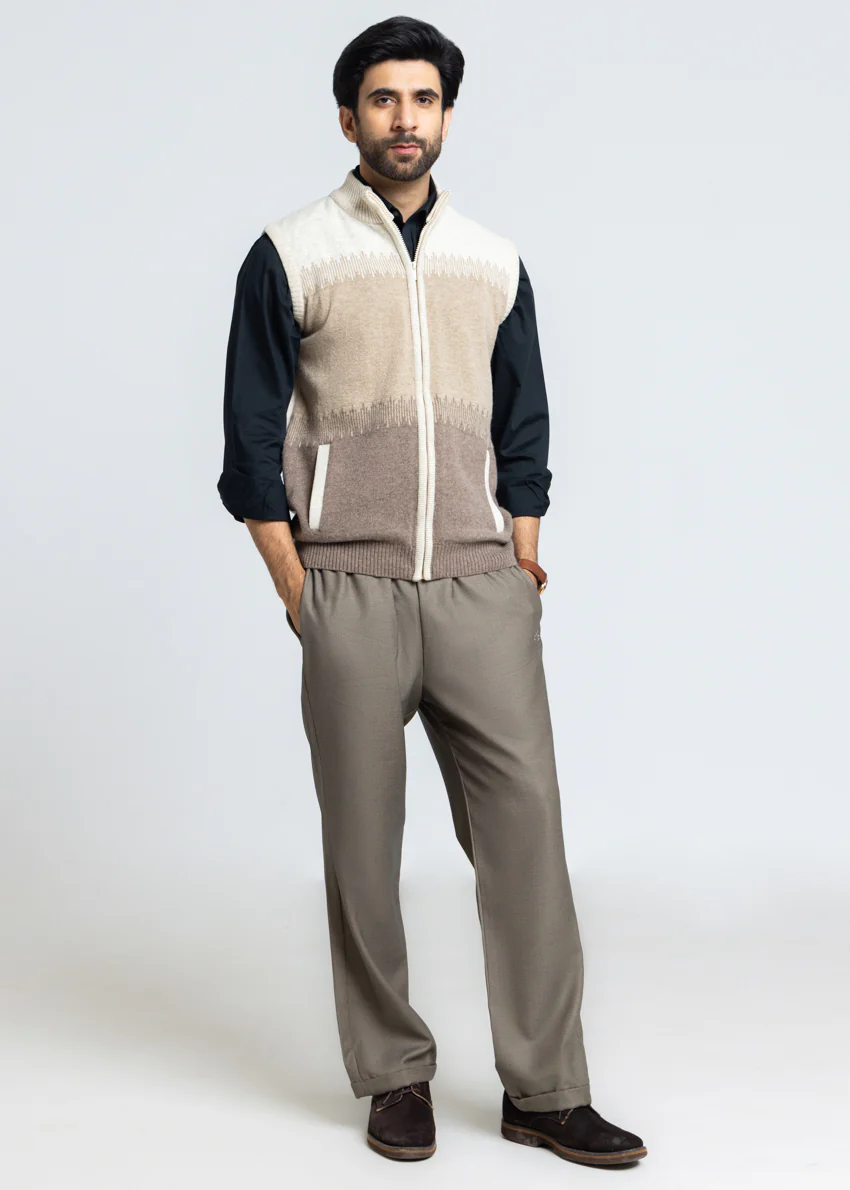 Fog-Turtle Neck Zipper Sando Sweater (791-14) - Image 3