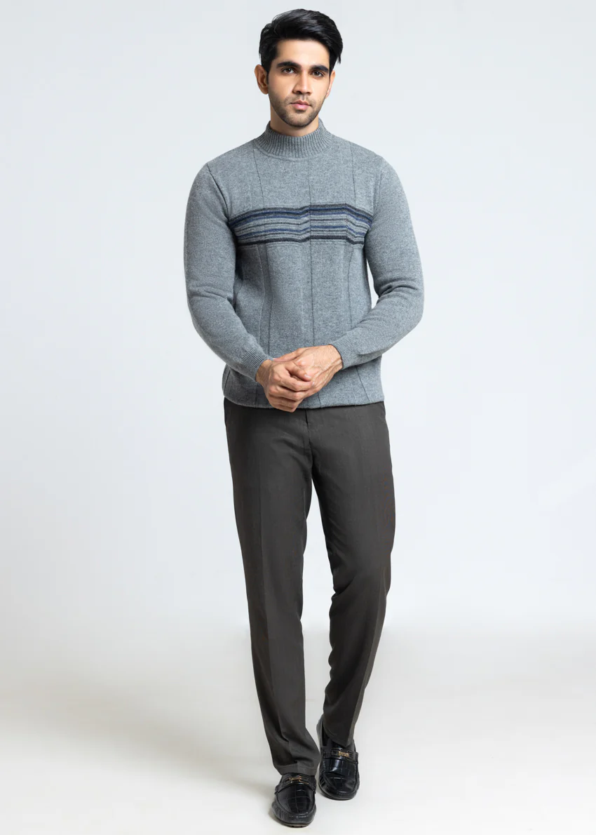 St-Grey-Round Turtle Neck Full Sleeves Sweater (852-14) - Image 5