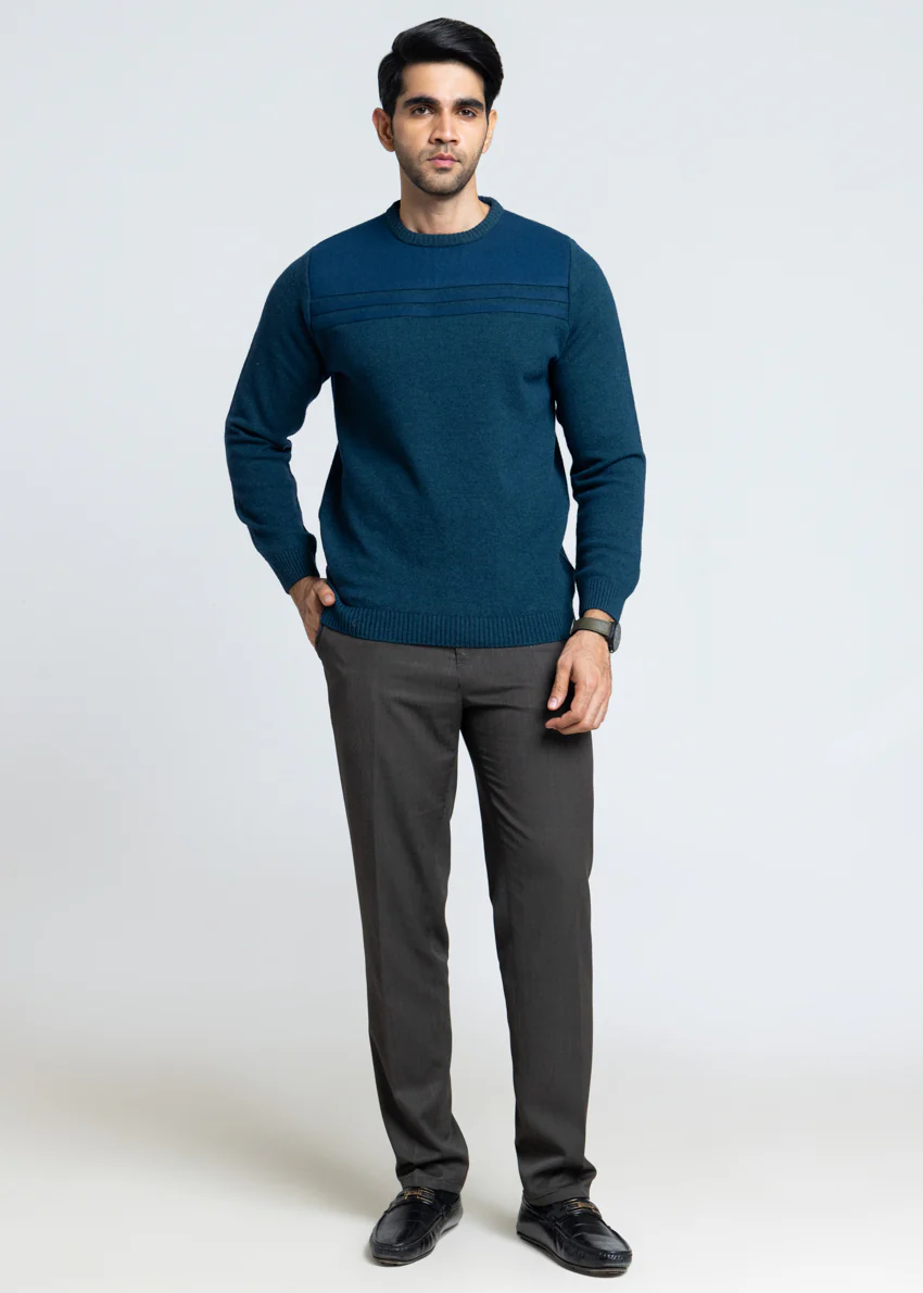 Octavo-Crew Neck Full Sleeves Sweater (856-14) - Image 3