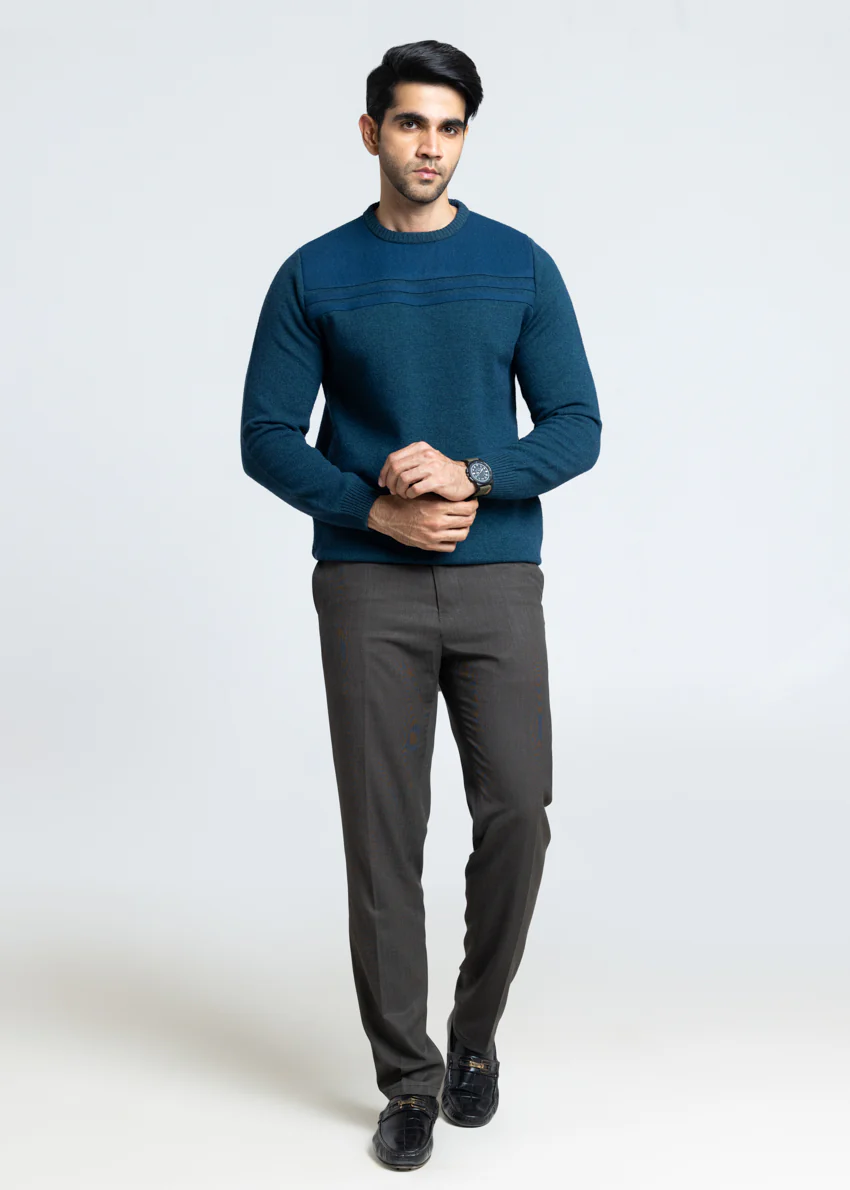 Octavo-Crew Neck Full Sleeves Sweater (856-14) - Image 5
