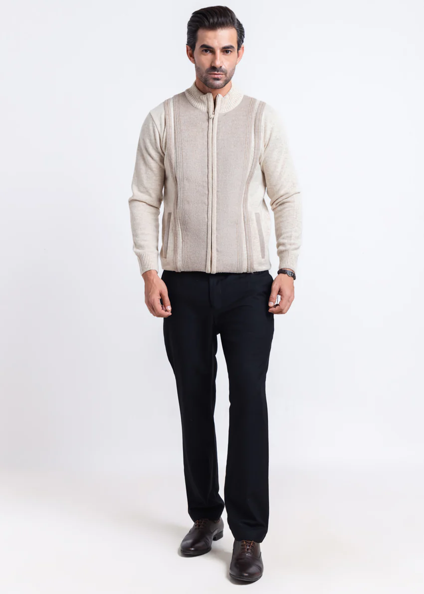 Fog-Turtle Neck Zipper Full Sleeves Sweater (902-14) - Image 5