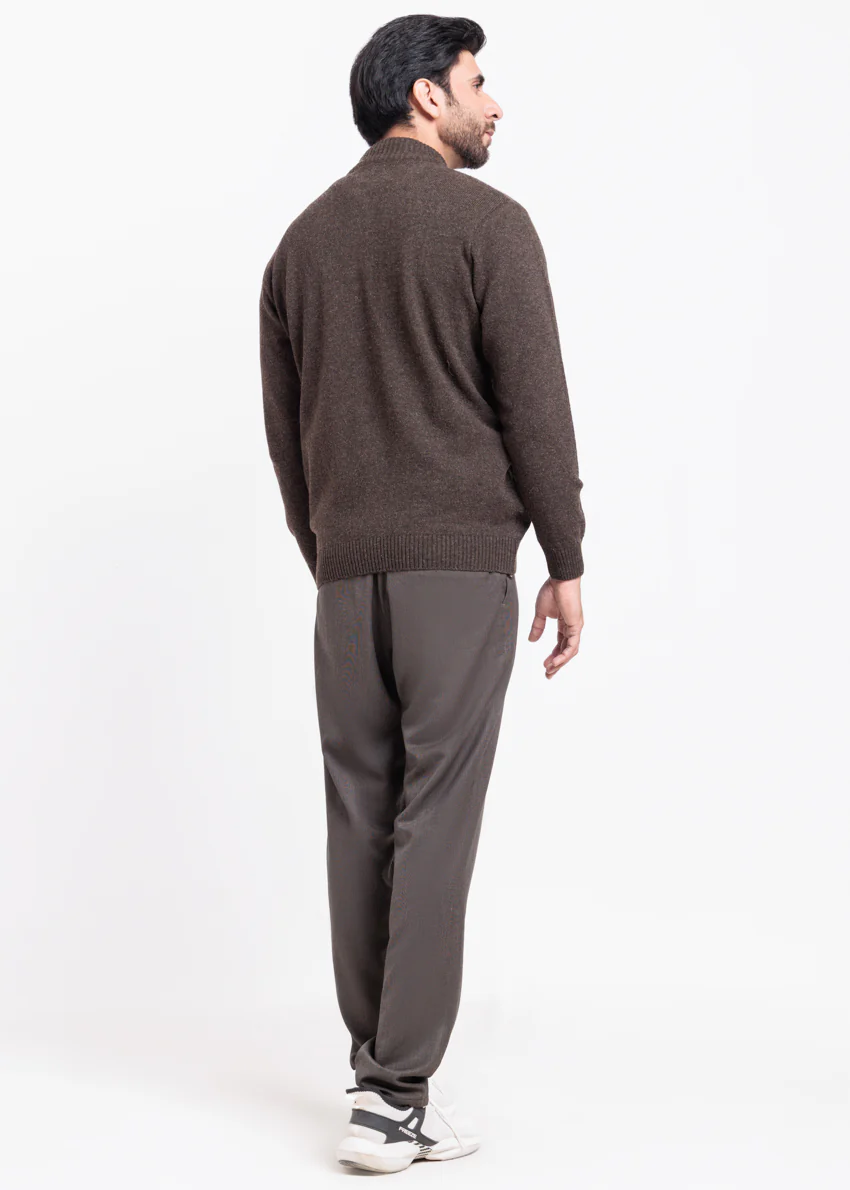 Brahmin-Turtle Neck Zipper Full Sleeves Sweater (906-14) - Image 2
