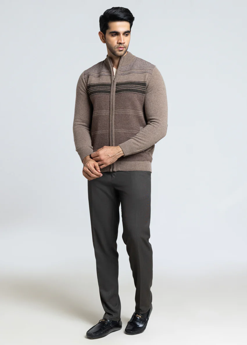 Br-Sugar-Turtle Neck Zipper Full Sleeves Sweater (918-14) - Image 4