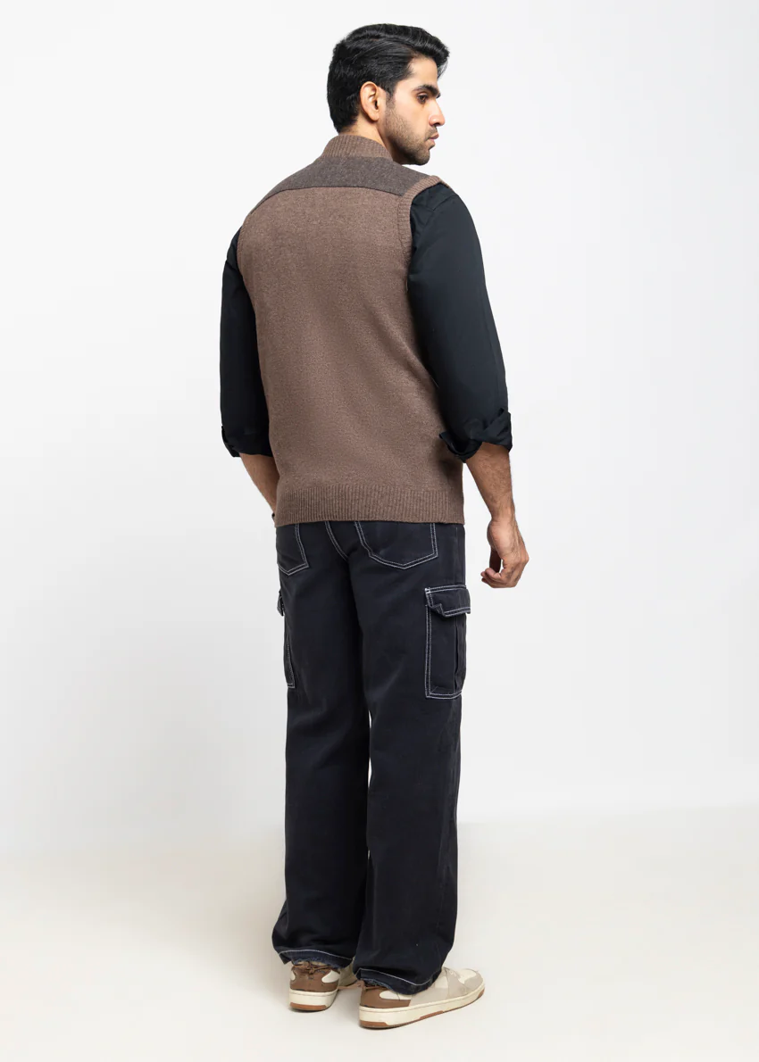 N-Sand-Turtle Neck Zipper Sando Sweater (985-14) - Image 2