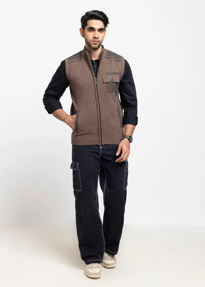 N-Sand-Turtle Neck Zipper Sando Sweater (985-14) - Image 5