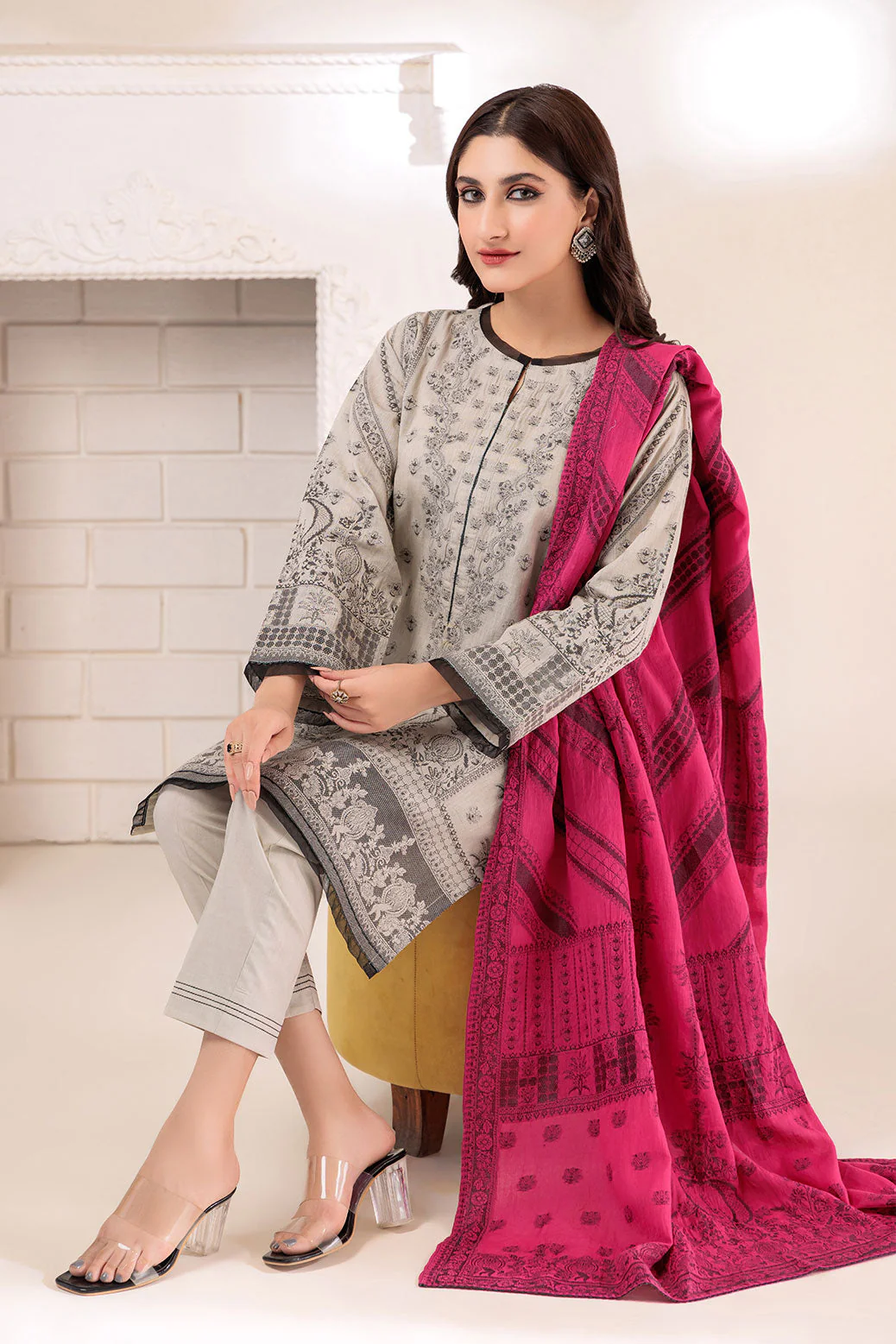 A-GREY-JACQUARD-3 PIECE (WJ2233P01) - Image 2