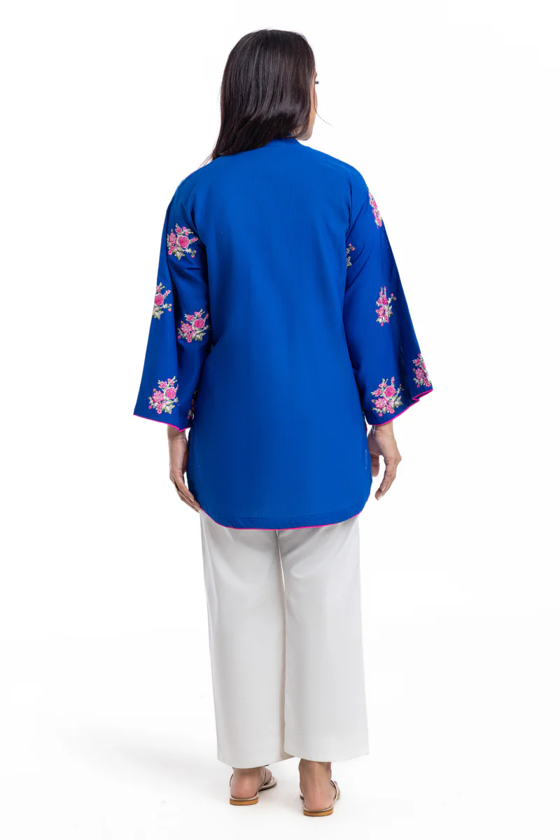 Blue-Khaddar-1 Piece (AWT211P84P) - Image 2