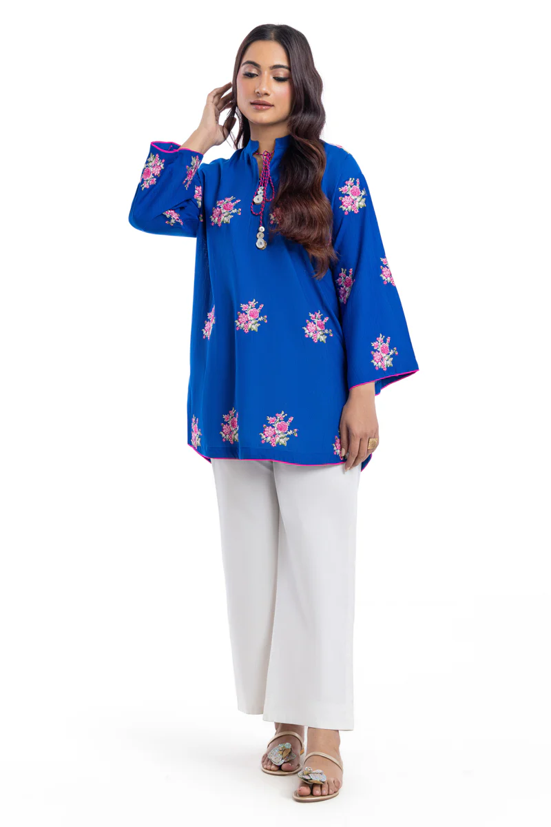 Blue-Khaddar-1 Piece (AWT211P84P) - Image 5