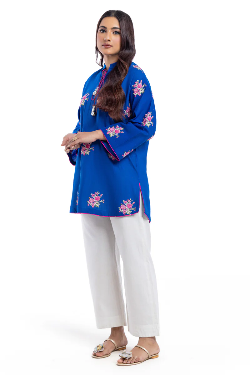 Blue-Khaddar-1 Piece (AWT211P84P) - Image 6