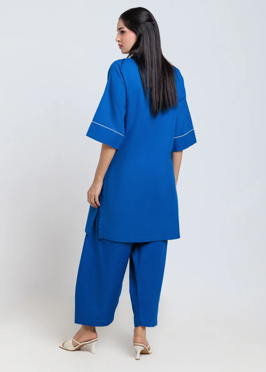 Blue-Khaddar-2 Piece (AWT212P84P) - Image 4