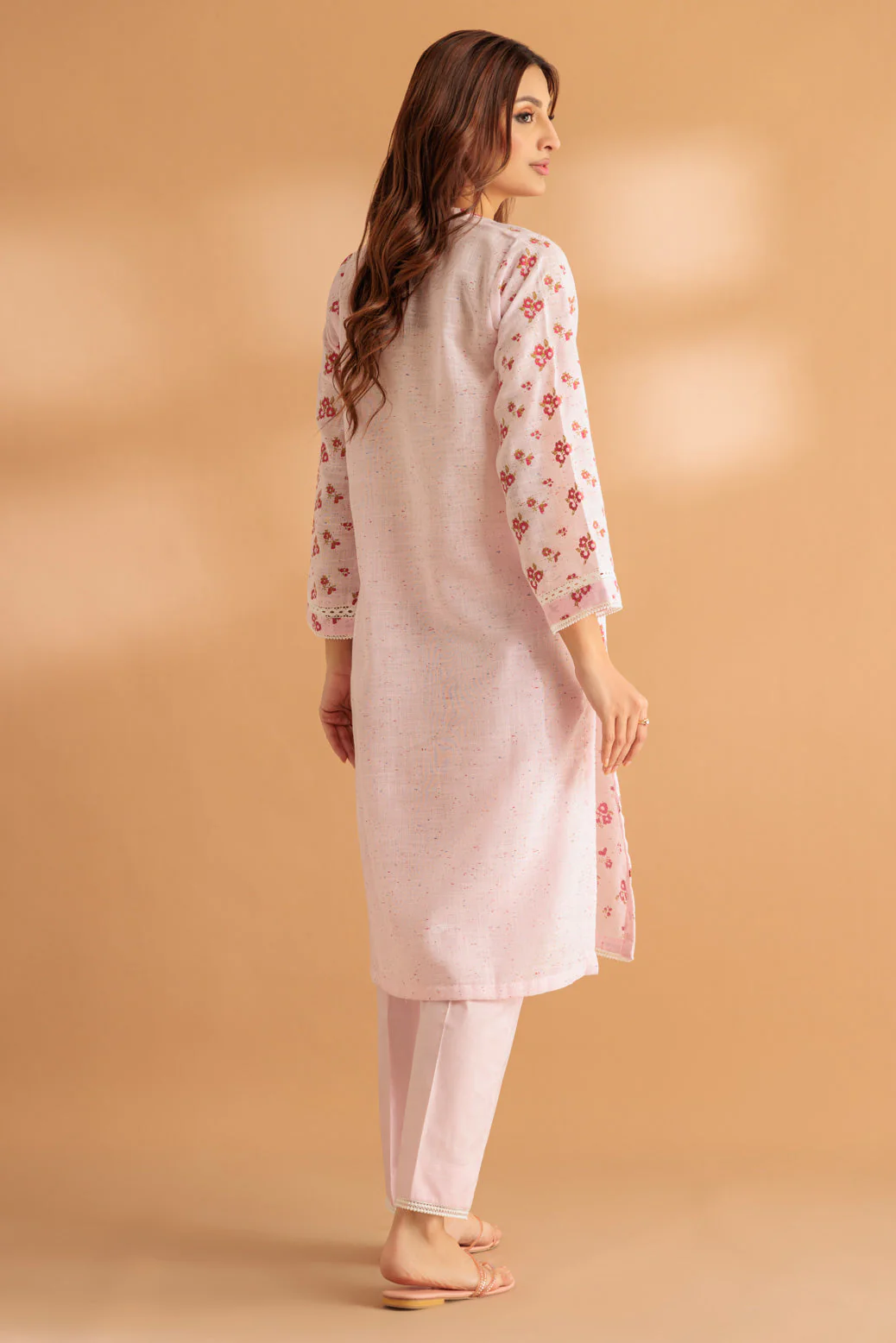B-PINK-SLUB LAWN-2 PIECE (WS6232P04) - Image 4
