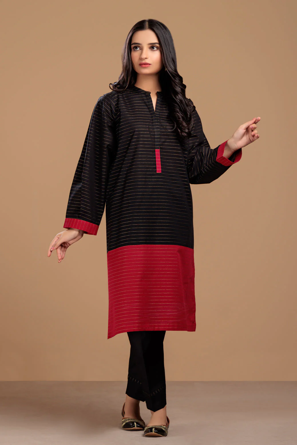 B-RED-DOBBY-2 PIECE (SAS232P18) - Image 2