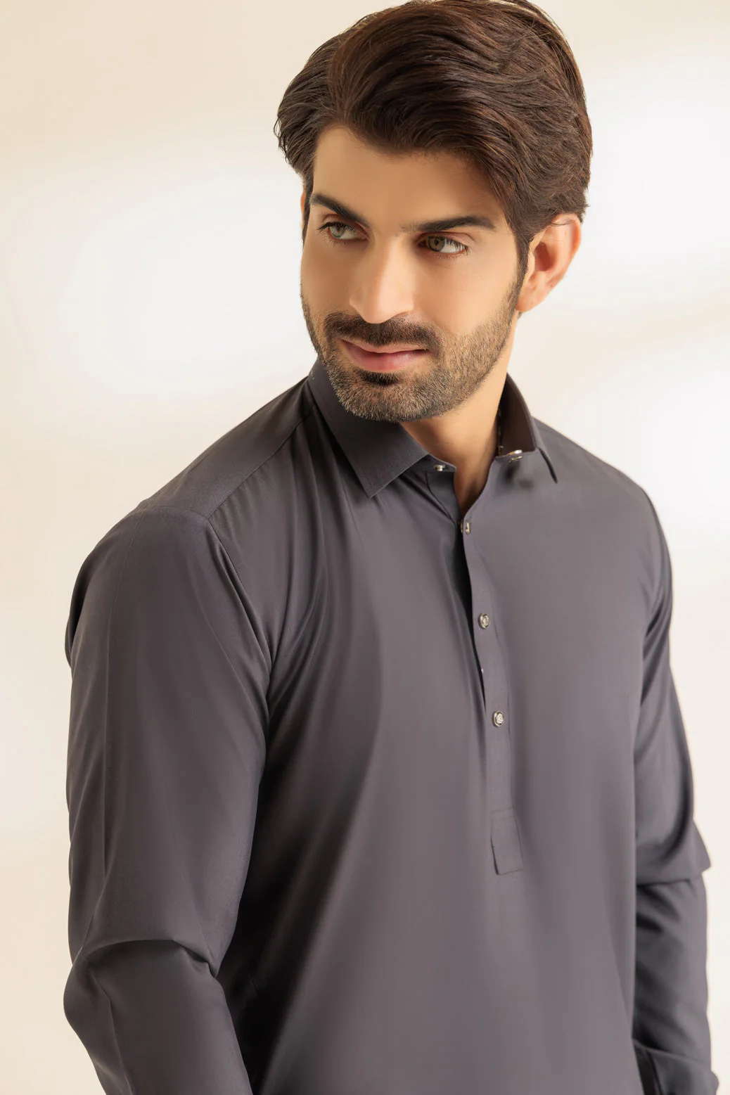B-SAND-BLENDED-SHALWAR SUIT - (GSSR24-010) - Image 2