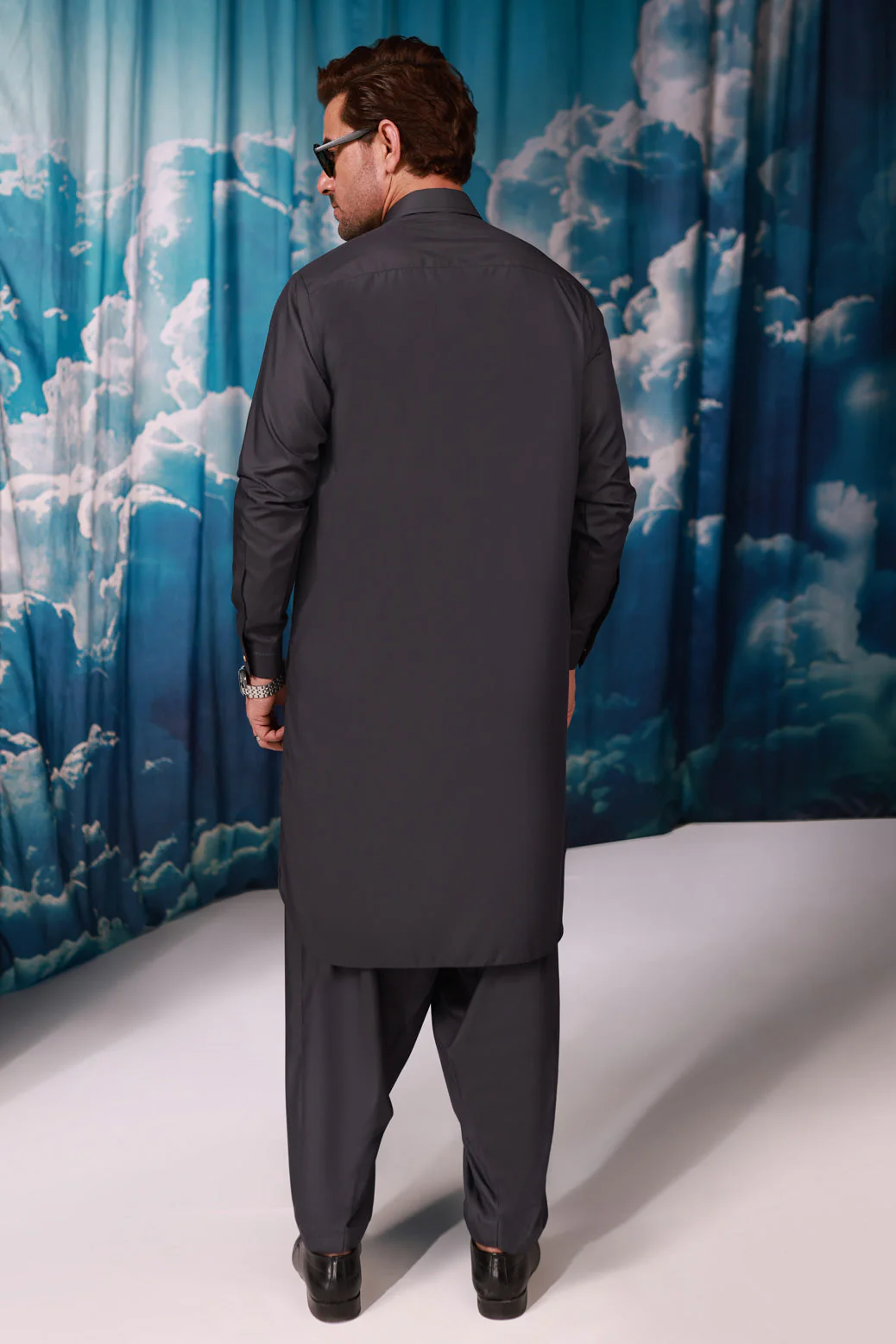 B-SAND-BLENDED-SHALWAR SUIT  - (GSSW24-003) - Image 4