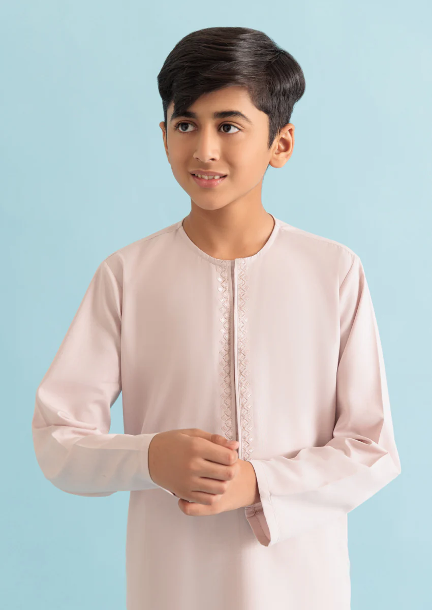 B-Pink-Blended-Kurta Trouser - (B25KP2001) - Image 4