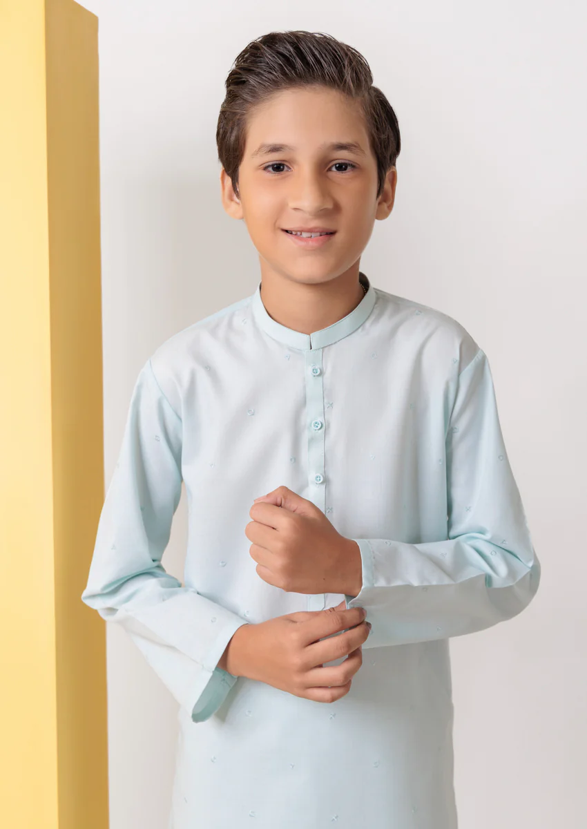 Cyan-Blended-Kurta Trouser - (B25KP2033) - Image 3