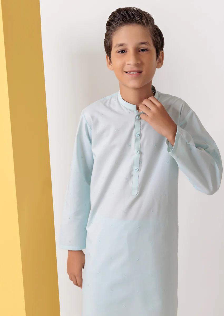 Cyan-Blended-Kurta Trouser - (B25KP2033) - Image 5