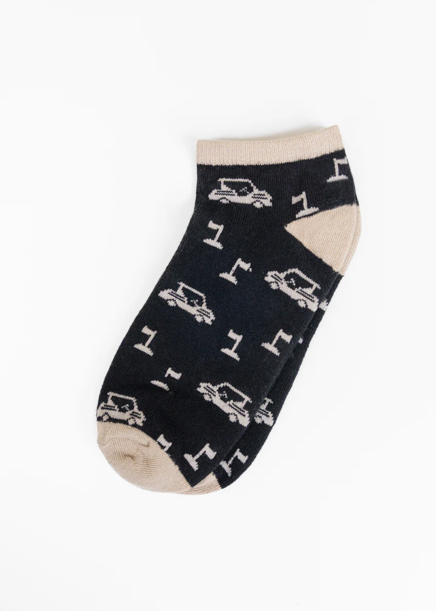 Black Low Cut Socks (BCMTLB2) - Image 2