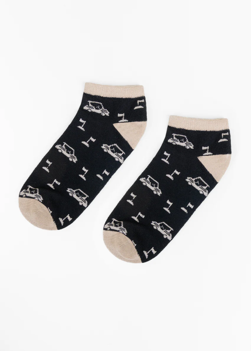 Black Low Cut Socks (BCMTLB2) - Image 3